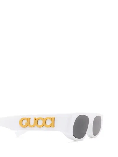 Shop Gucci Eyewear Sunglasses In White