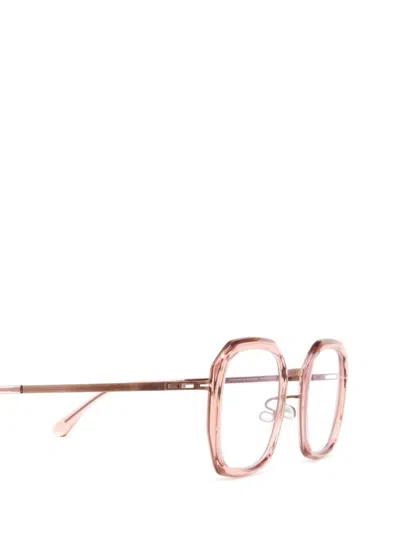 Shop Mykita Eyeglasses In A52-purple Bronze/melrose