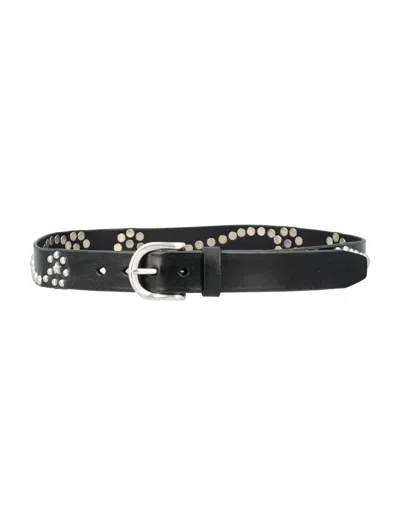 Shop Our Legacy Star Fall Belt In Black Bridle