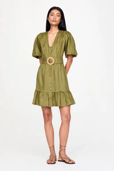 Shop Marie Oliver Gwyneth Dress In Ivy