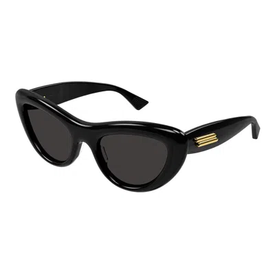 Shop Bottega Veneta Sunglasses In Black