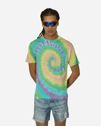 Shop Satisfy Cloudmerino T‑shirt Tie-dye Psychedelic In Multicolor