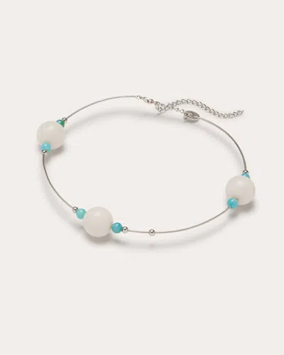 Shop Ramy Brook Anna Choker Necklace In Turquoise
