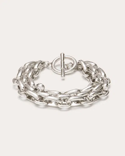 Shop Ramy Brook Kimberly Link Bracelet In Silver