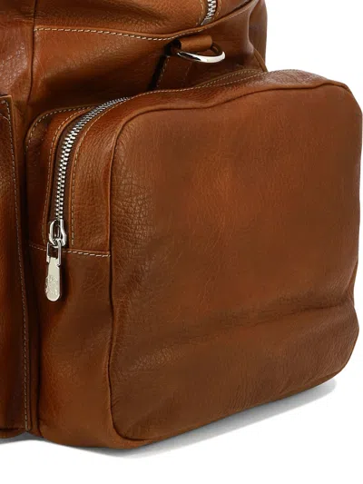 Shop Brunello Cucinelli "leisure" Duffle Bag In 棕色的