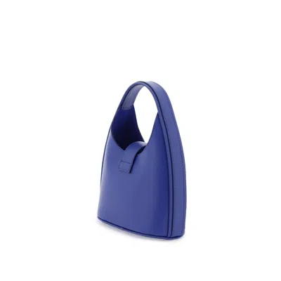 Shop Ferragamo Salvatore  Mini Hobo Bag In Blue