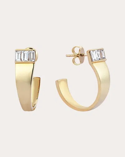Shop Sim And Roz Women's Loa Hoop Earrings In Gold