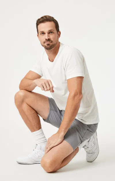 Mavi Darren Chino Shorts In Stone Move In Grey