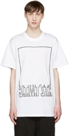 KTZ White Mirrored Logo T-Shirt