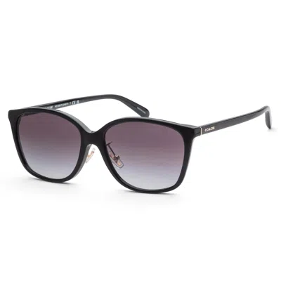 Shop Coach Women's 57mm Sunglasses Hc8361f-50028g-57 In Black