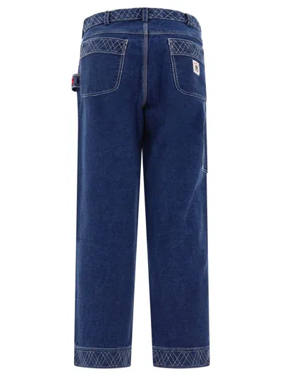 Shop Bode "knolly Brook" Jeans In Blue