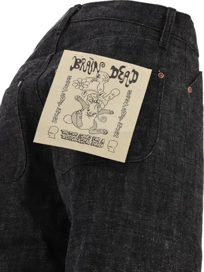Shop Brain Dead "type 00 13oz" Jeans In Black