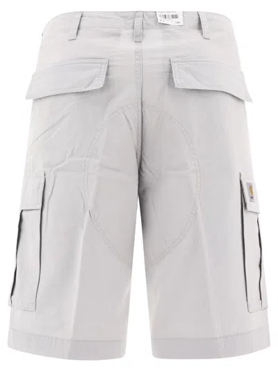 Shop Carhartt Wip "regular Cargo" Shorts In Grey