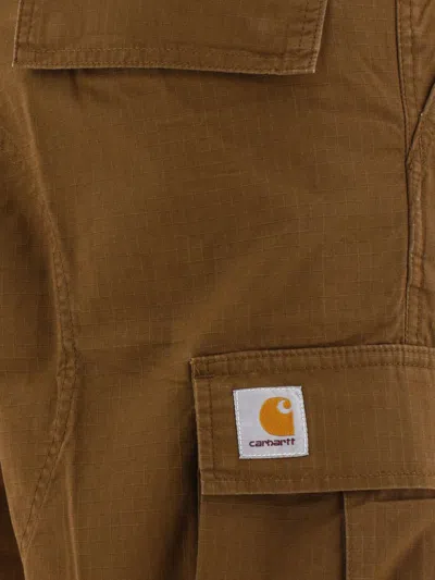 Shop Carhartt Wip "regular Cargo" Shorts In Brown