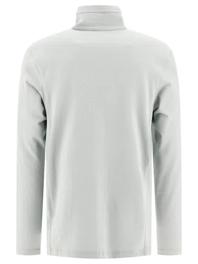 Shop Gr10k "heavy Jersey" Zippered Sweatshirt In Grey