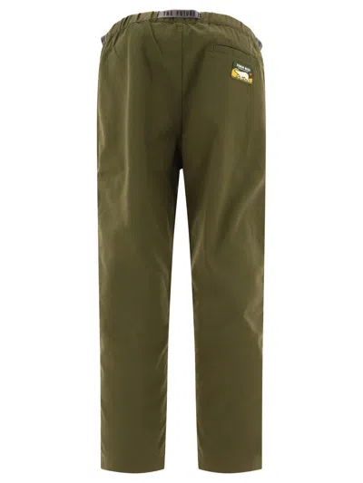 Shop Human Made "easy" Trousers In Green