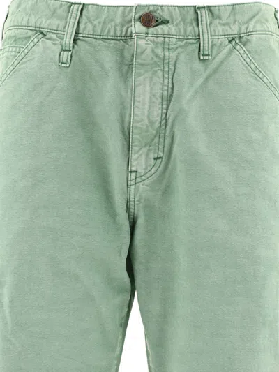 Shop Human Made "garment Dyed Painter" Trousers In Green