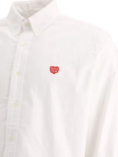 Shop Human Made "oxford Bd" Shirt In White