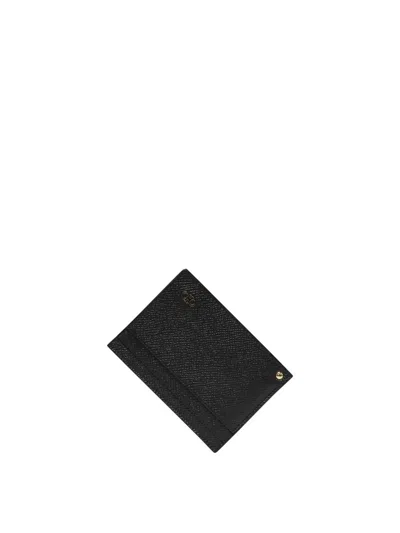 Shop Ferragamo "gancini" Card Holder In Black