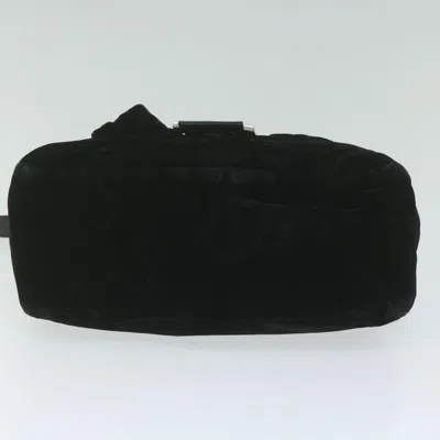 Shop Fendi Baguette Black Synthetic Shoulder Bag ()