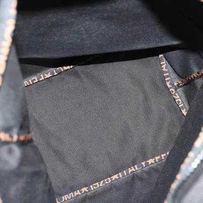 Shop Fendi Trotter Canvas Tote Bag Black Canvas Handbag ()
