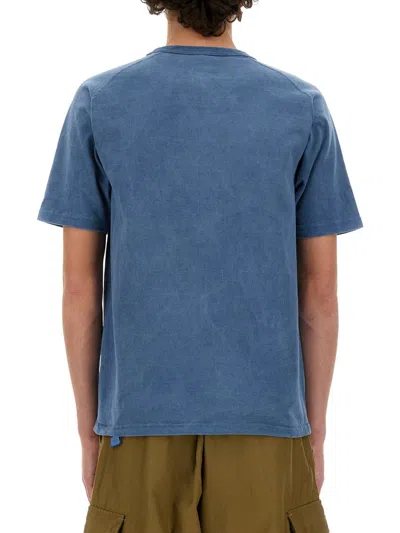Shop Nigel Cabourn Basic T-shirt In Blue