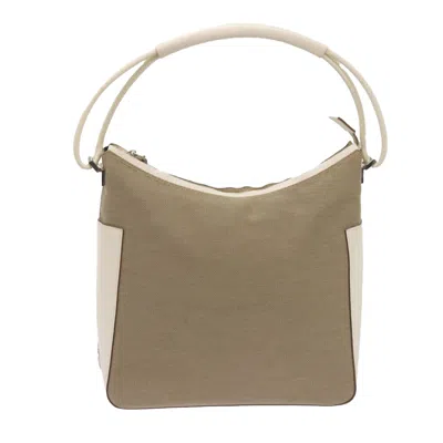 Shop Gucci Soho Beige Canvas Shoulder Bag ()