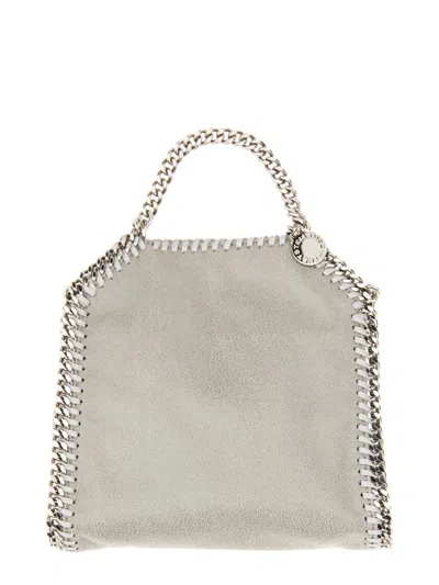 Shop Stella Mccartney Falabella Tiny Bag In Grey