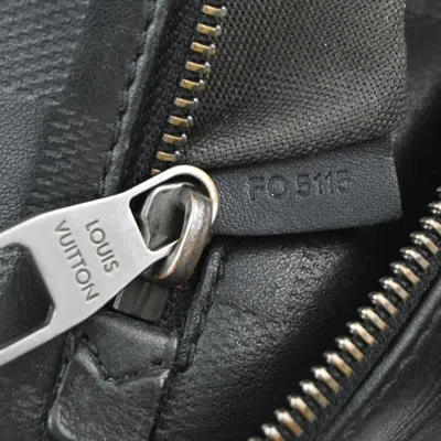 Pre-owned Louis Vuitton Ambler Black Leather Shoulder Bag ()