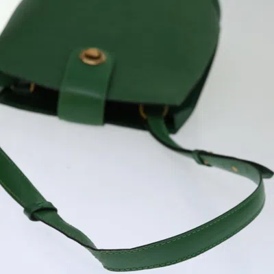 Pre-owned Louis Vuitton Cluny Green Leather Shoulder Bag ()