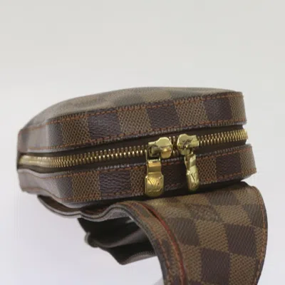 Pre-owned Louis Vuitton Geronimos Brown Canvas Shoulder Bag ()