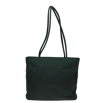 Shop Prada Zaino Green Synthetic Tote Bag ()