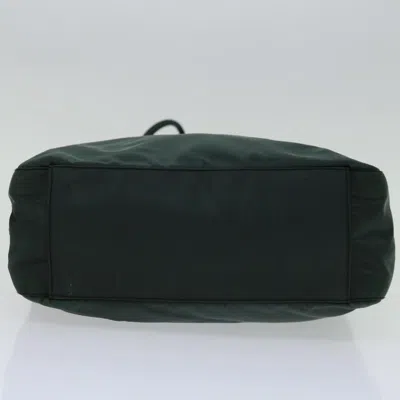 Shop Prada Zaino Green Synthetic Tote Bag ()