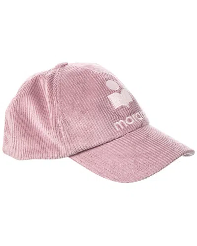 Shop Isabel Marant Tyron Linen-blend Cap In Pink