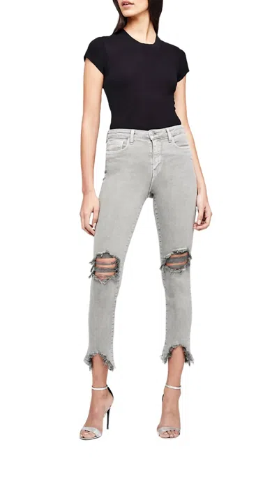 Shop L Agence High Line Jeans In Vineyard In Grey