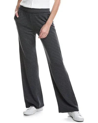 Shop Sol Angeles Tonal Stripe Wide Leg Pant In Grey