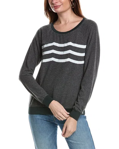 Shop Sol Angeles Waves Pullover In Grey