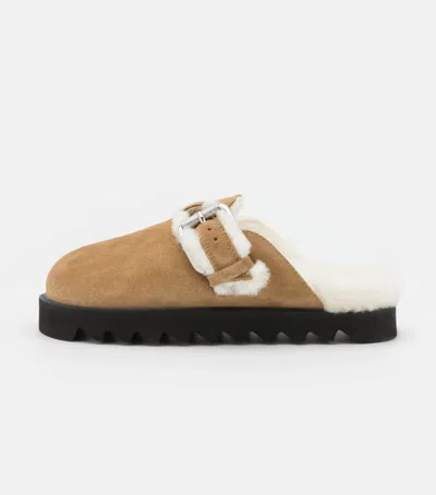Iro Bracci Leather Mules In Brown