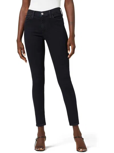 Shop Hudson Natalie Womens Mid-rise Ankle Skinny Jeans In Black