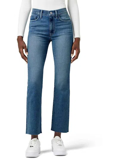 Shop Hudson Blair Womens High Rise Cropped Bootcut Jeans In Blue
