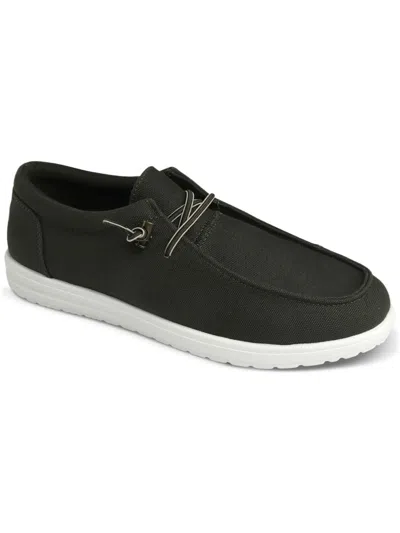 Shop Sun + Stone Mens Padded Insole Slip-on Casual And Fashion Sneakers In Black
