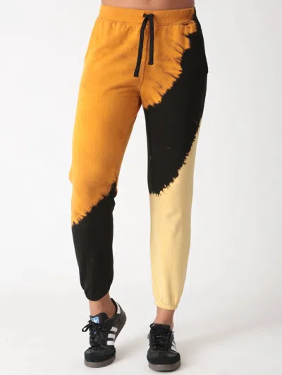Shop Electric & Rose Women's Vendimia Joggers In Spice/ Onyx In Yellow