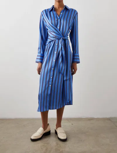 Shop Rails Lacey Dress In Primrose Stripe In Blue