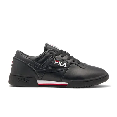 Shop Fila Mens Original Fitness Sneaker In Black/white/red