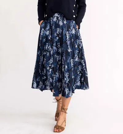 Shop Kerri Rosenthal Beatrice Skirt In Indigo In Black