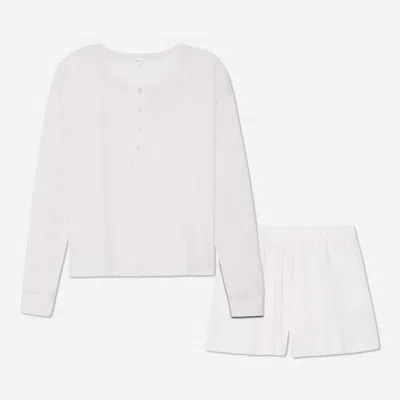 Skin Chloe Pajama Set In Pearl Pink In Pink