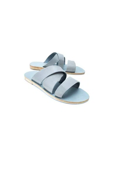 Shop Kyma Women's Thassos Sandal In Light Grey In Blue