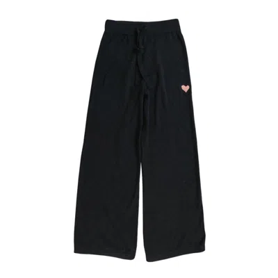 Shop Kerri Rosenthal Women's Cotton Cashmere Lounge Pant In Carbon In Black