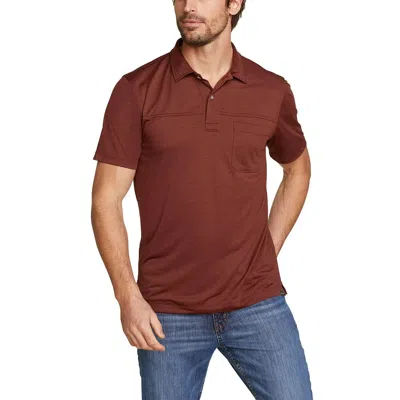 Shop Eddie Bauer Men's Fusion Performance Polo In Red