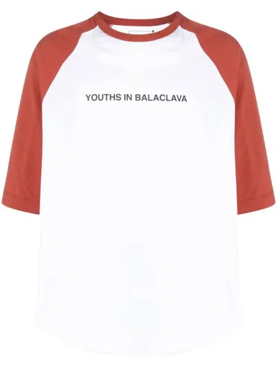 Shop Youths In Balaclava Men Raglan T Shirt Knit Clothing In 1 Dark Red
